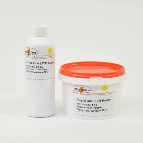 Acrylic One basismateriaal(geleverd als 2x 7,5 kg)