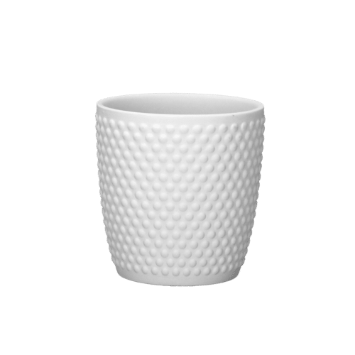 Beker met nopjes (D 9 cm, H 9 cm - 270 ml)