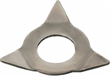 Driepoot vlak, metaal 15x3 mm