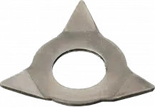 Driepoot vlak, metaal 15x3 mm
