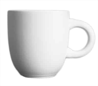 Hot chocolate mok (D 9.5 cm, H 10 cm - 350 ml)