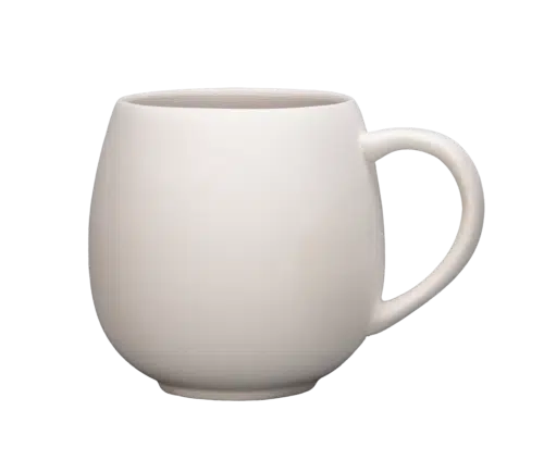 Ronde mok met oor groot (D 10 cm, H 12 cm - 450 ml)
