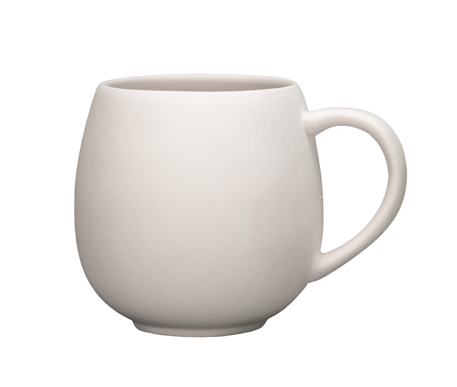 Ronde mok met oor groot (D 10 cm, H 12 cm - 450 ml)