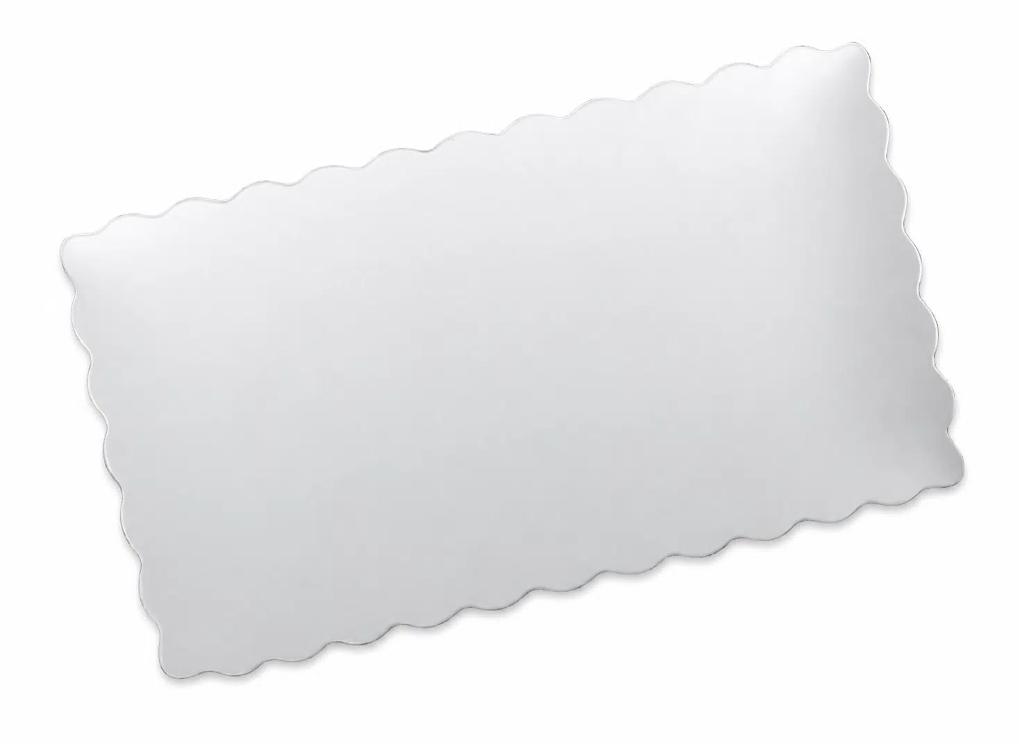 Cakeschaal gegolfde rand groot (37 x 21 cm)