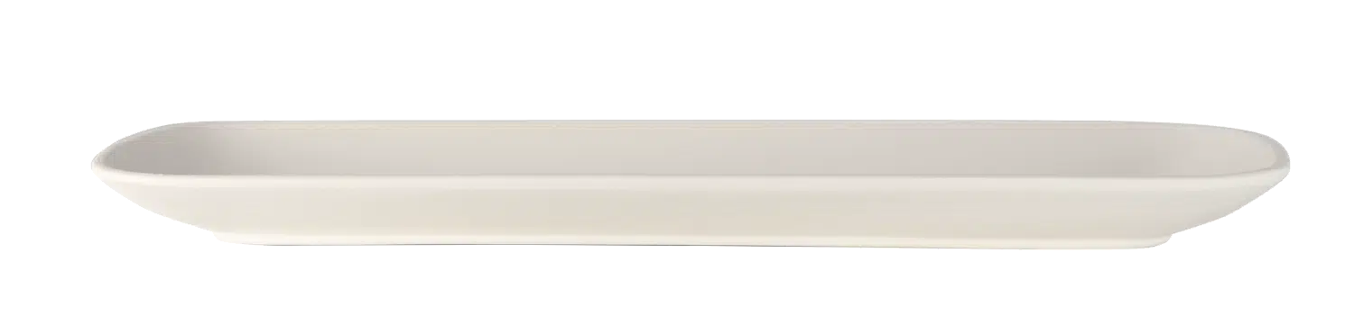Cakeschaal langwerpig (40 x 14 cm, H 3 cm)