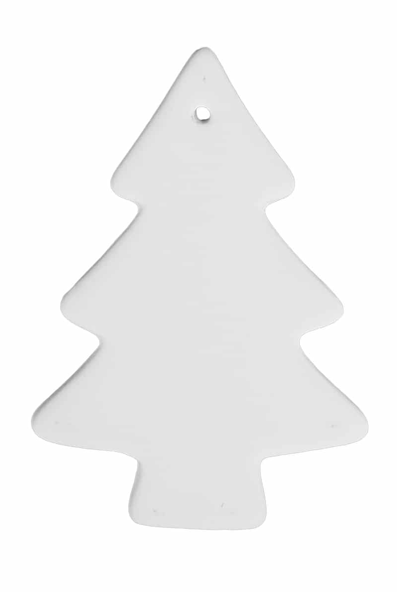 Decoratie kerstboom spar (12.5 x 9 cm)