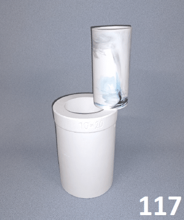 Gips gietmal UM117 vaas/cilinder Ø 10 cm, h 20 cm