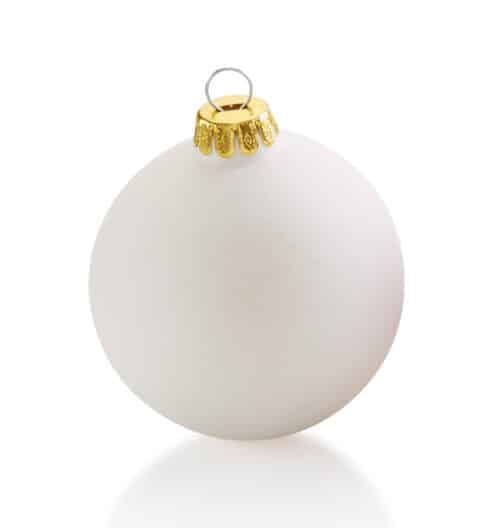 Kerstbal rond klein (D 6.5 cm)