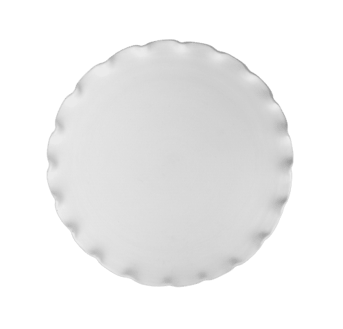 Taartplateau bovenplaat gegolfd groot (D 34 cm, H 2.5 cm)