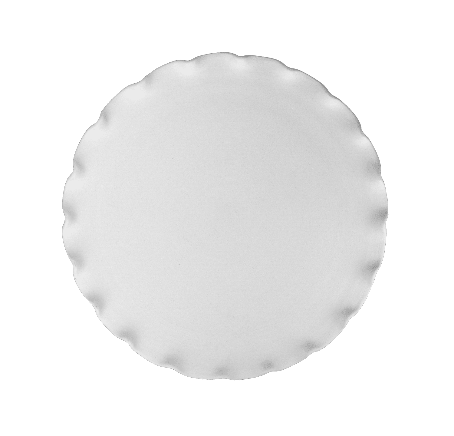 Taartplateau bovenplaat gegolfd groot (D 34 cm, H 2.5 cm)
