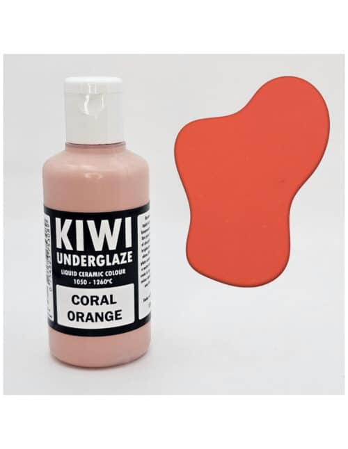 Kiwi Underglaze Coral Orange