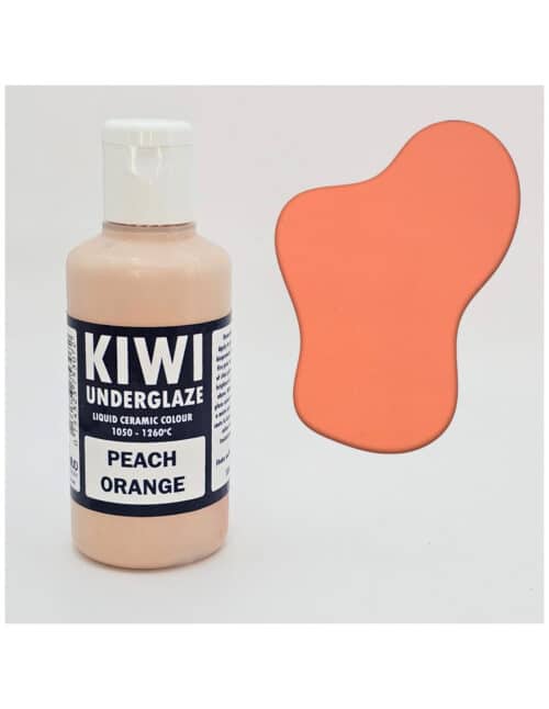 Kiwi Underglaze Peach Orange
