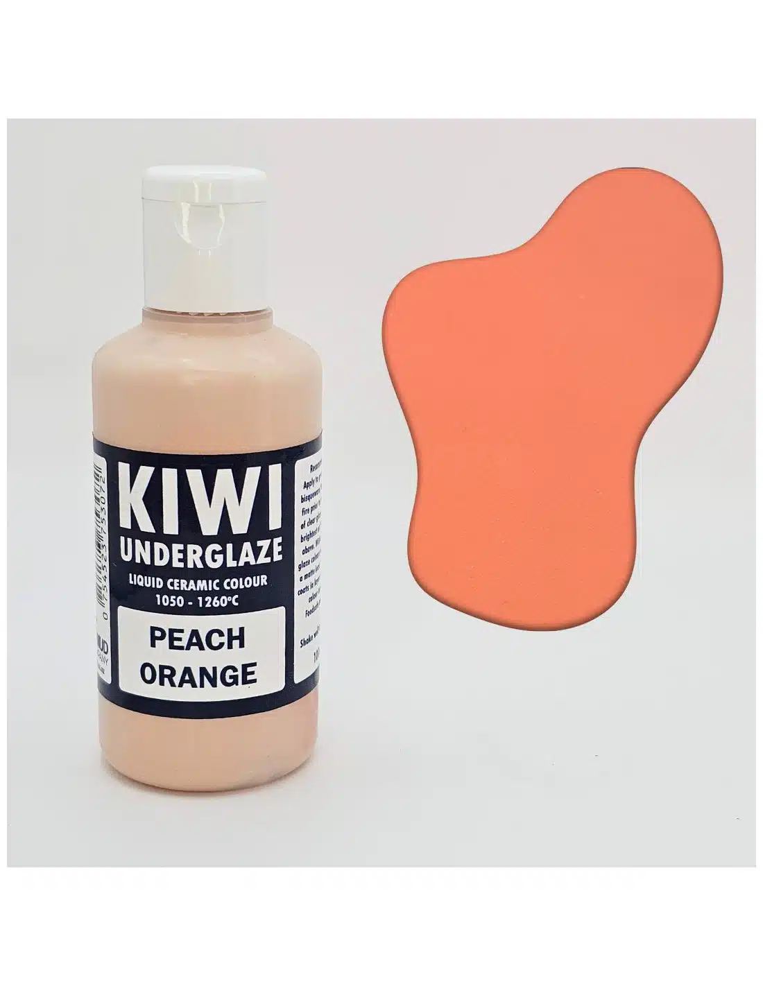Kiwi Underglaze Peach Orange