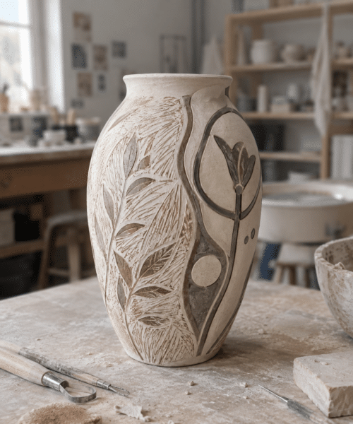 Sgraffito & Mishima decoratietechnieken - zaterdag 10 oktober - 10.00u-11.30u