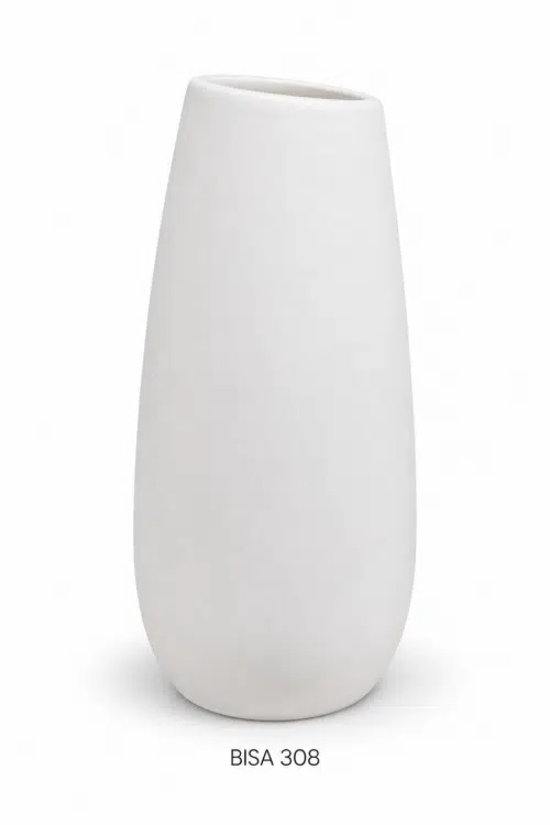 Assymetrische vaas H 21,5cm