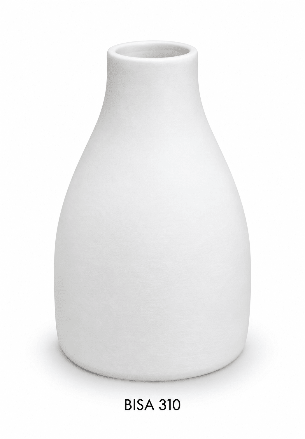 Vaasje met smalle hals H 10cm