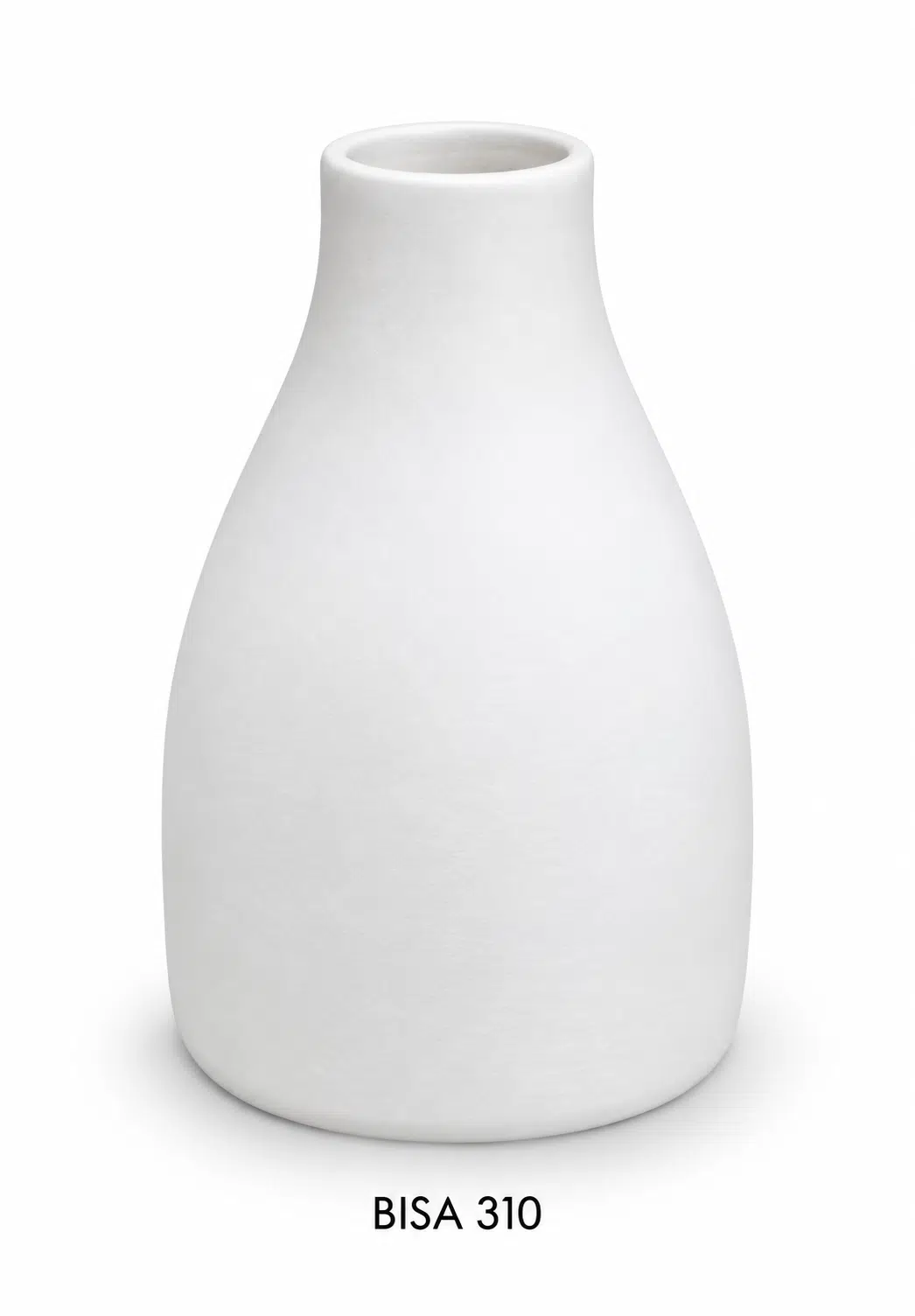 Vaasje met smalle hals H 10cm